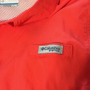 Columbia PFG sportswear blouse for women XL  orange/Salmon color UPF 40